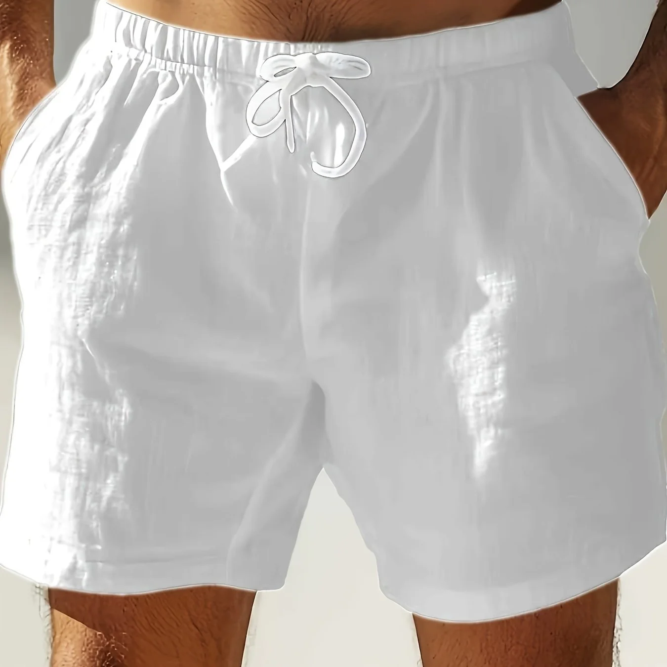 Short de bain homme style décontracté avec cordon ajustable pour plage ou piscine - Image 13