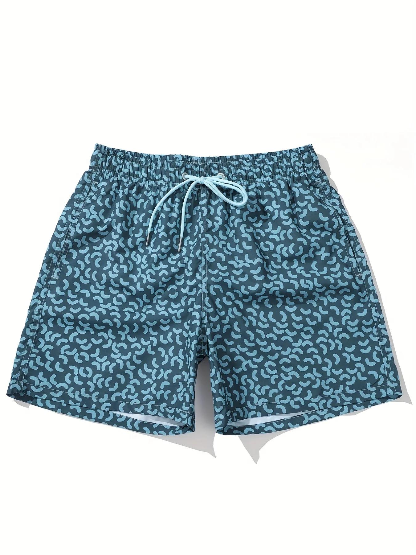 Short de bain homme style sportswear motif graphique pour plage et piscine - Image 3