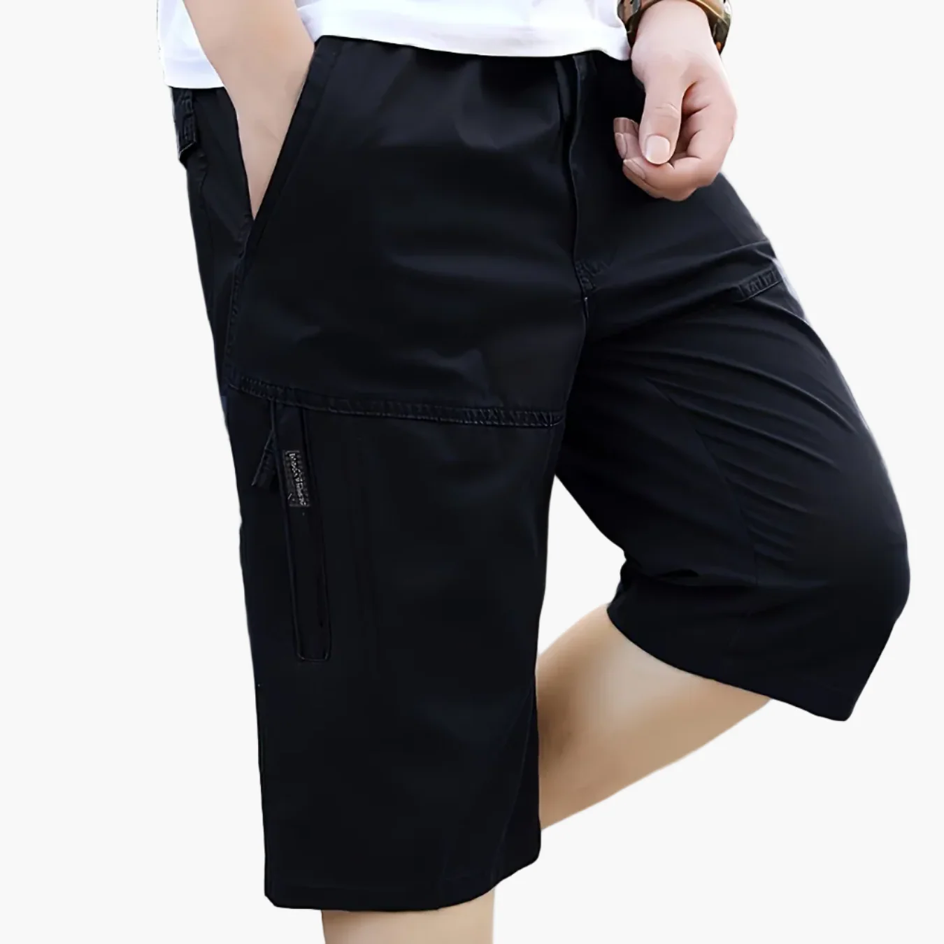 Short bermuda décontracté pour homme style outdoor avec poches zippées - idéal quotidien et loisirs - Image 13