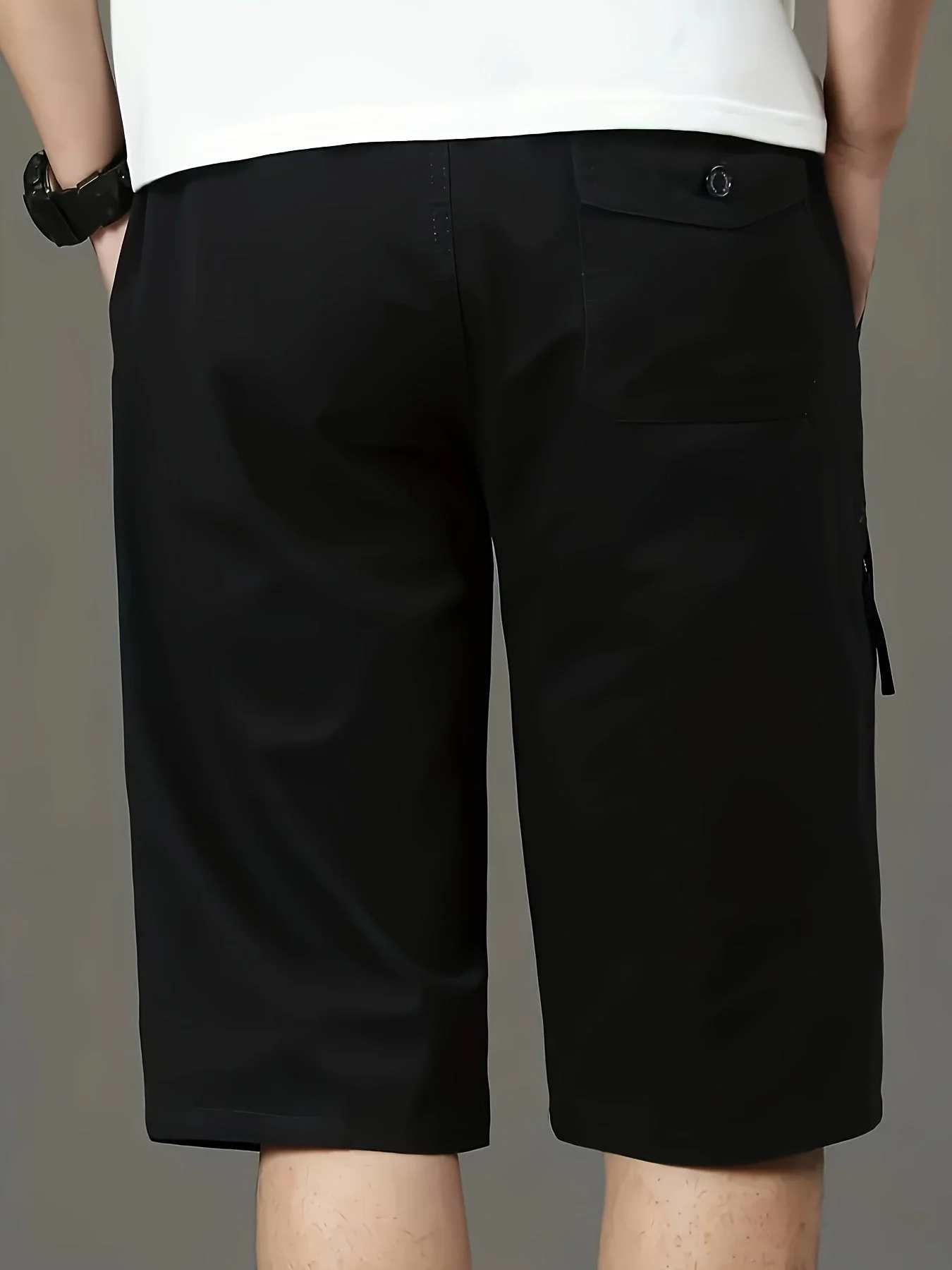Short bermuda décontracté pour homme style outdoor avec poches zippées - idéal quotidien et loisirs - Image 9