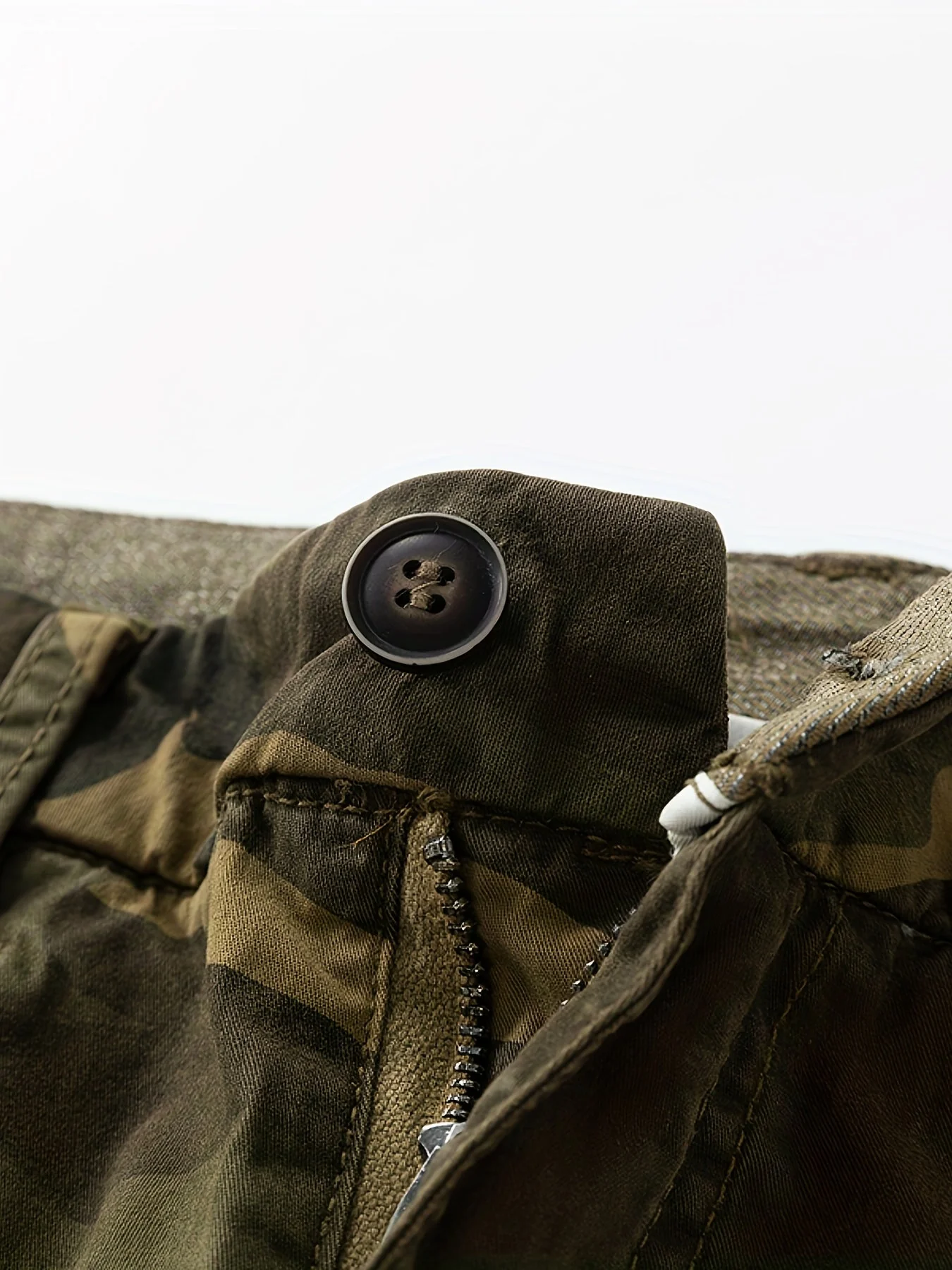 Short cargo camouflage style militaire pour homme – Idéal pour l'extérieur, loisirs et vacances - Image 7