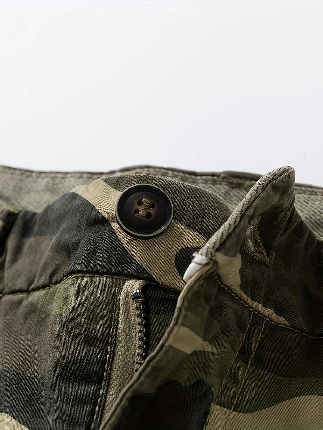 Short cargo camouflage style militaire pour homme – Idéal pour l'extérieur, loisirs et vacances - Image 9
