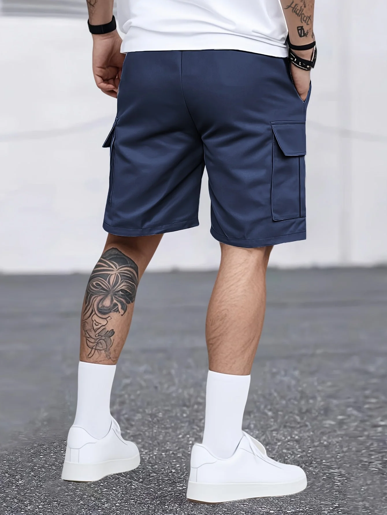 Short cargo décontracté pour homme avec poches multiples – Style urbain polyvalent - Image 11