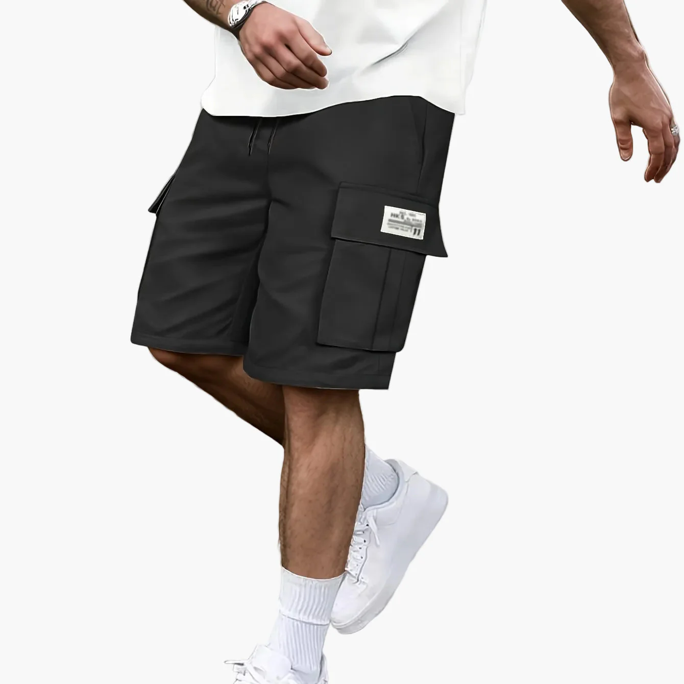 Short cargo décontracté pour homme avec poches multiples – Style urbain polyvalent - Image 12