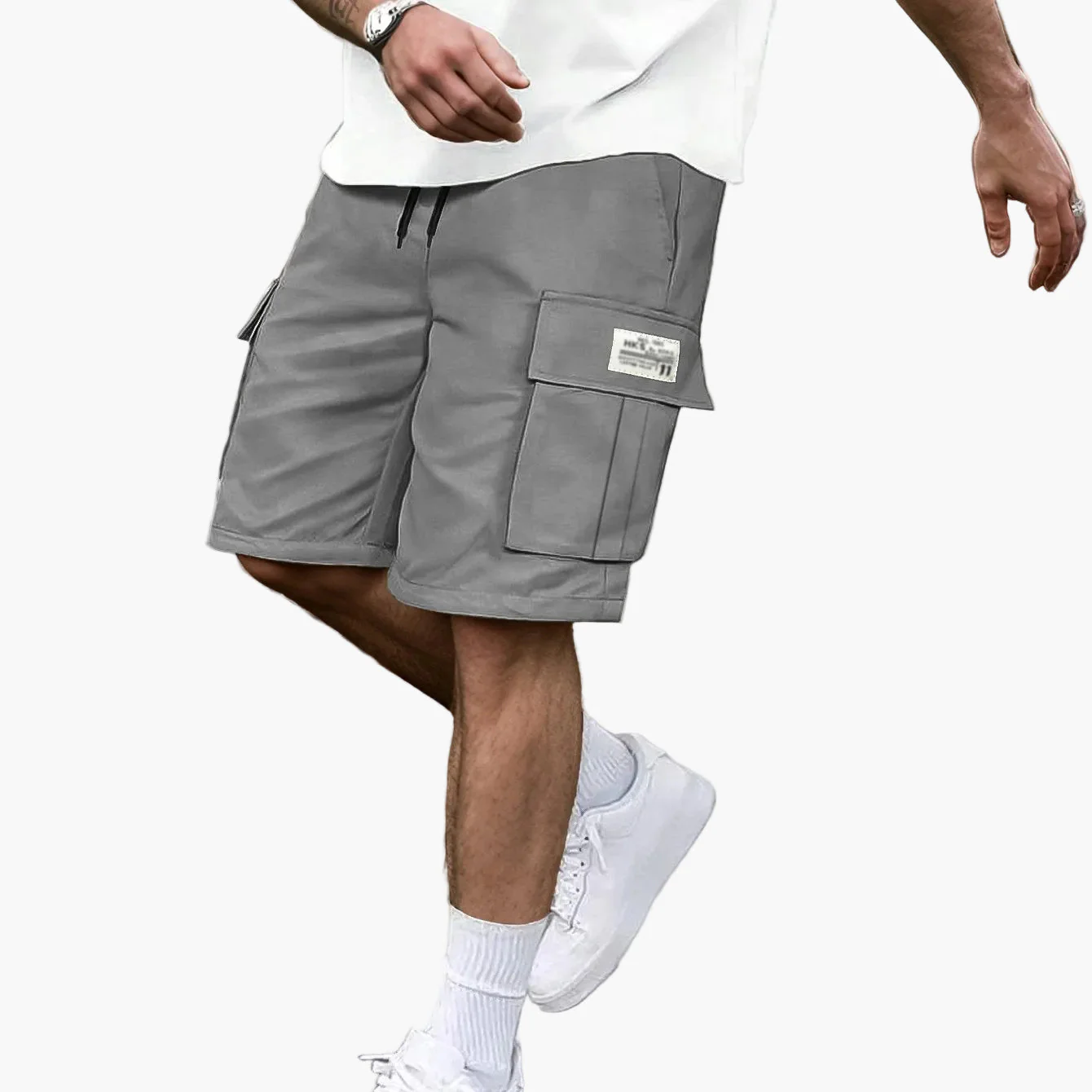 Short cargo décontracté pour homme avec poches multiples – Style urbain polyvalent - Image 14