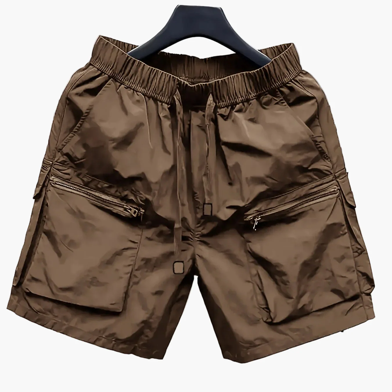 Short cargo décontracté pour homme avec poches zippées style urbain - Image 8
