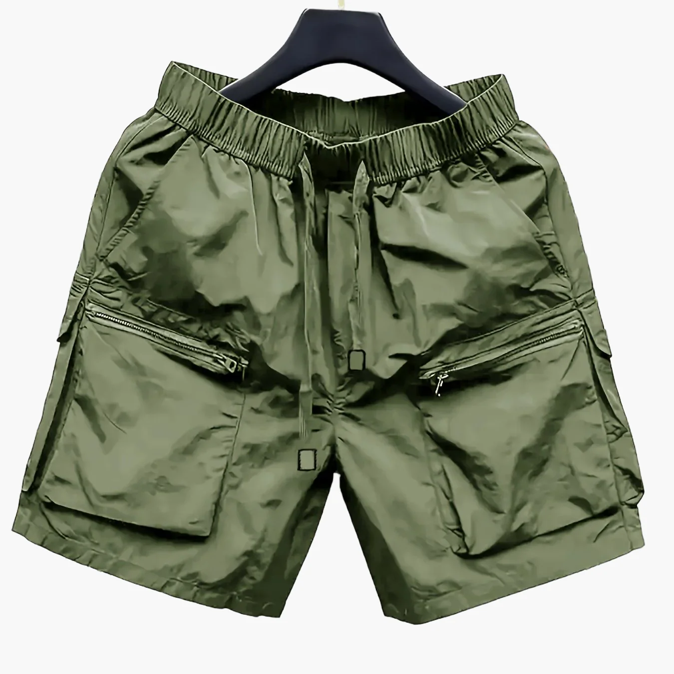 Short cargo décontracté pour homme avec poches zippées style urbain - Image 9