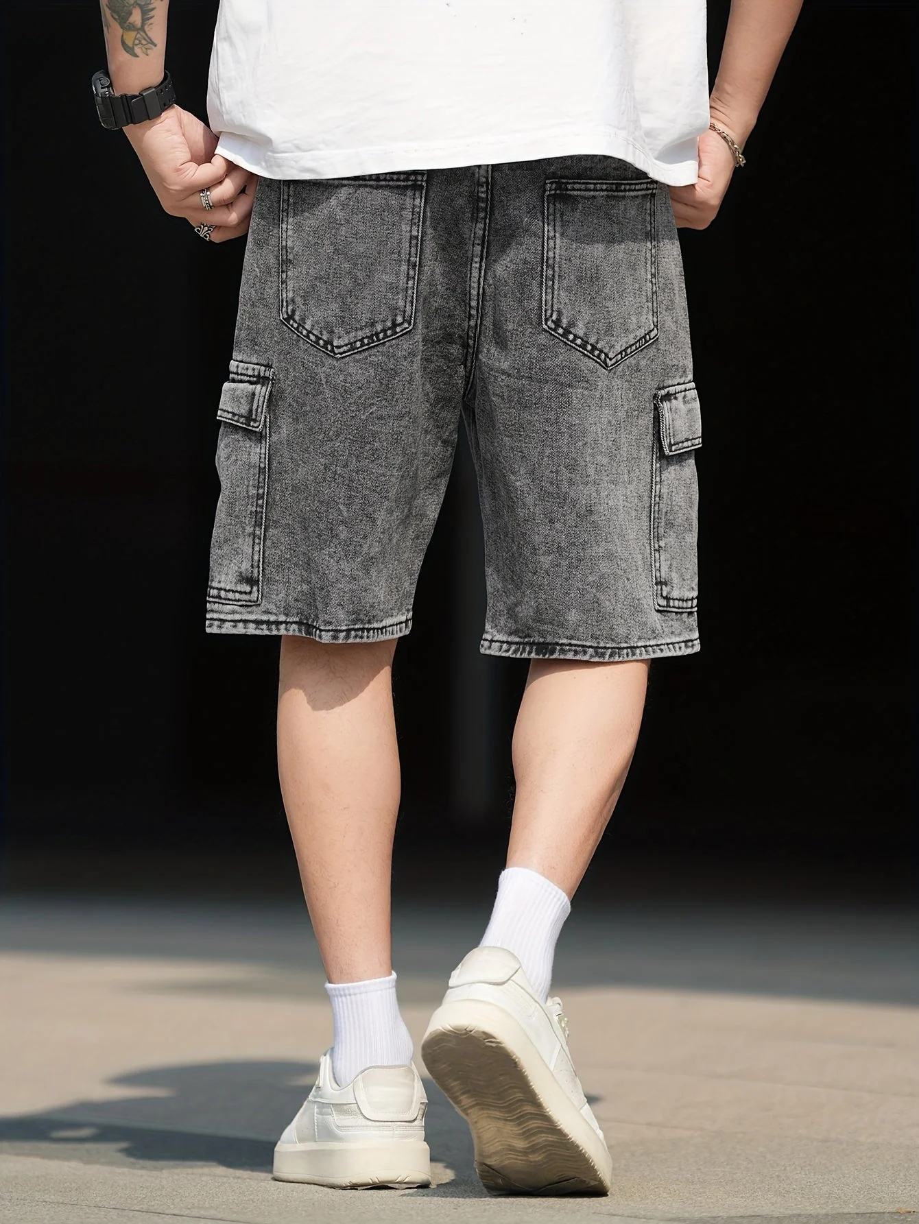 Short cargo décontracté pour homme style urbain polyvalent - Image 2