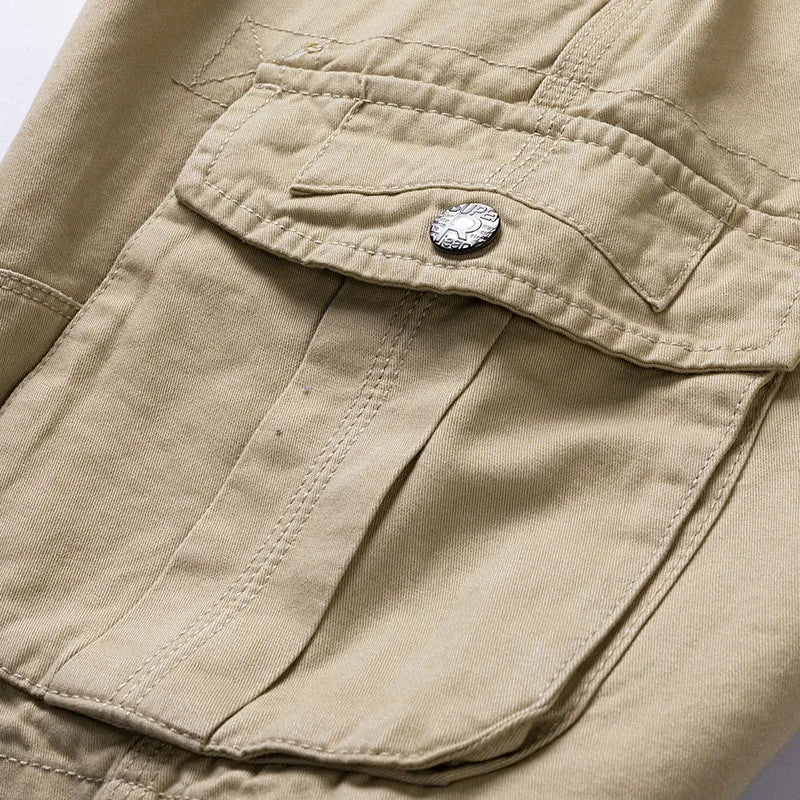 Short cargo décontracté multi-poches homme - Style urbain et fonctionnel pour l'aventure et le quotidien - Image 7