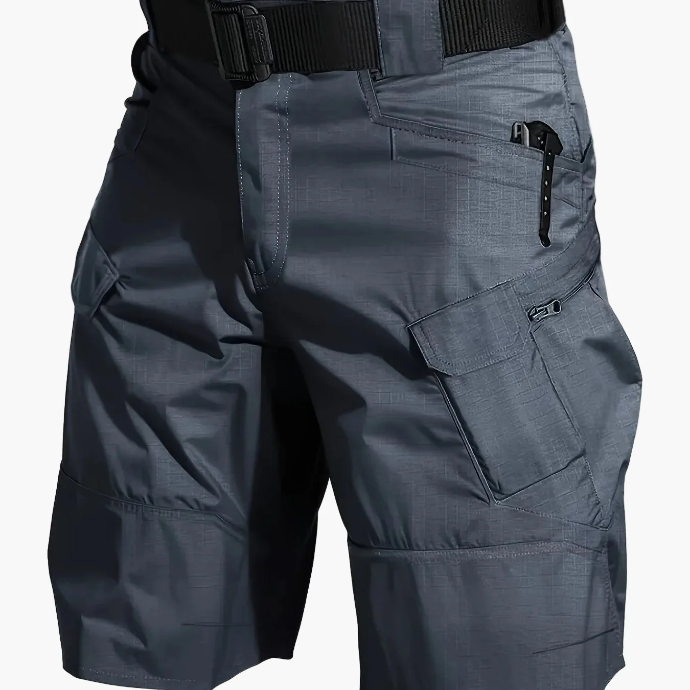 Short cargo tactique pour homme, style outdoor polyvalent, idéal randonnée et activités extérieures - Image 11