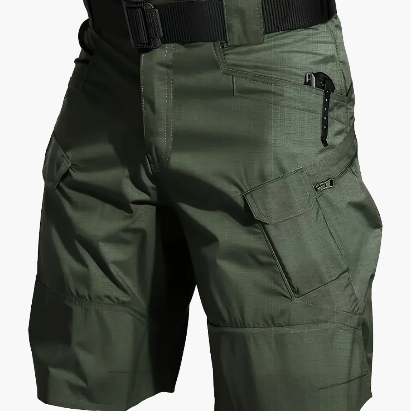 Short cargo tactique pour homme, style outdoor polyvalent, idéal randonnée et activités extérieures - Image 12