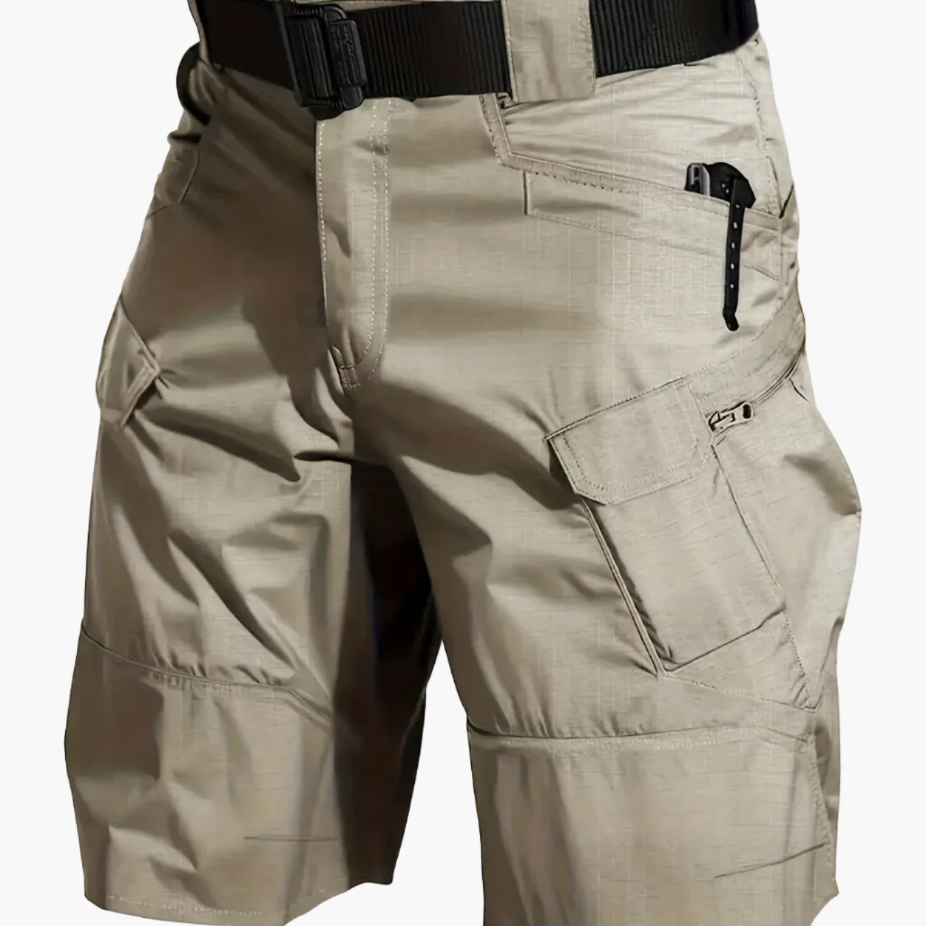 Short cargo tactique pour homme, style outdoor polyvalent, idéal randonnée et activités extérieures - Image 13