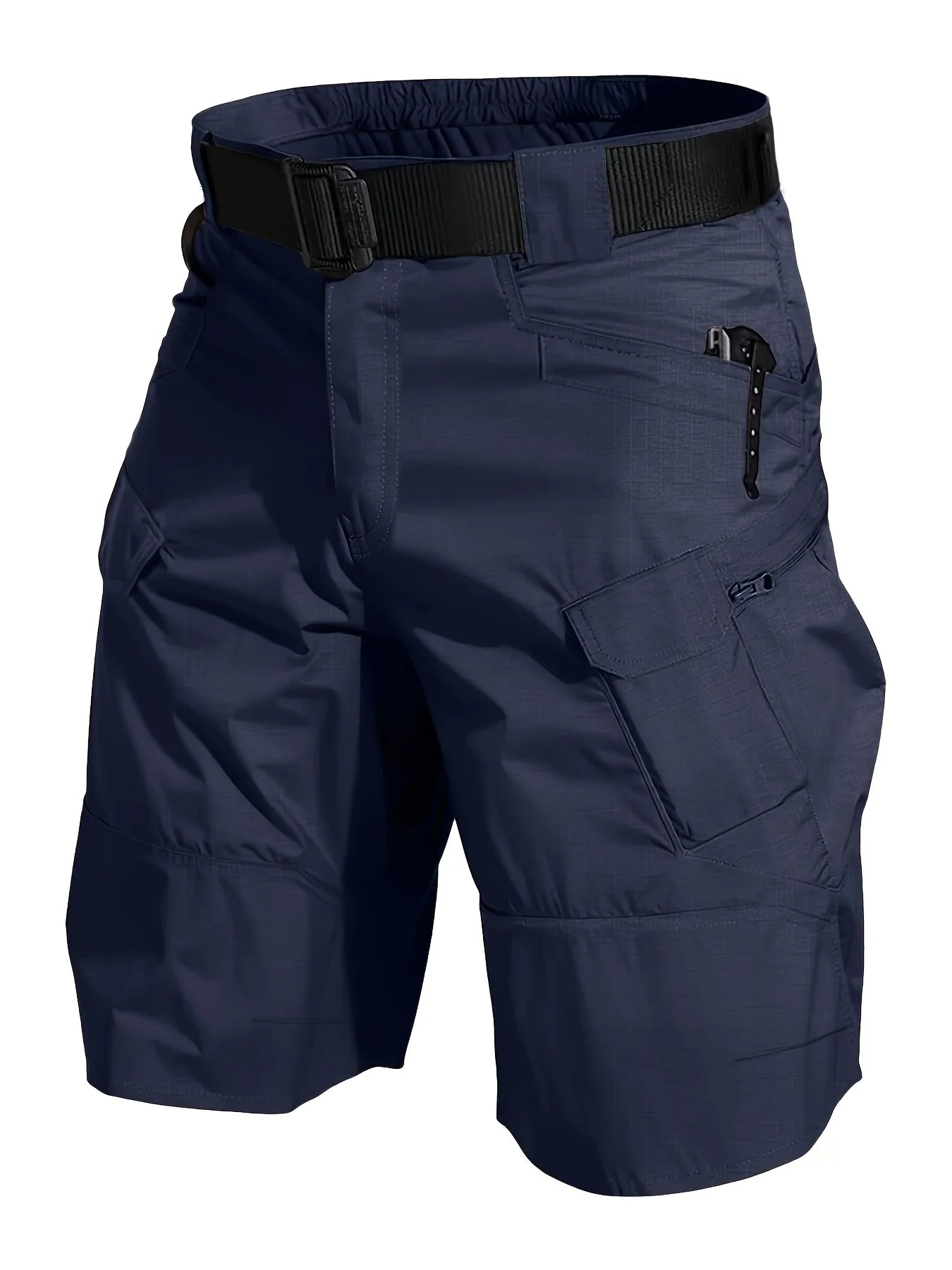 Short cargo tactique pour homme, style outdoor polyvalent, idéal randonnée et activités extérieures - Image 2