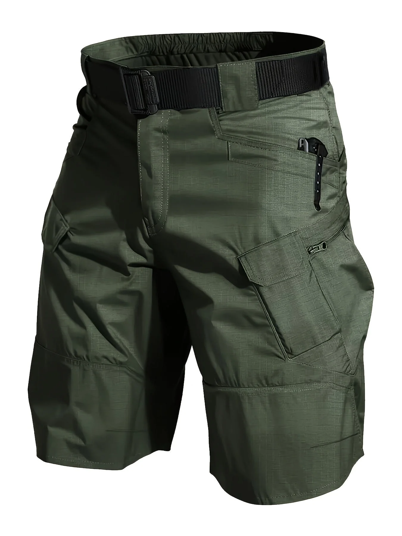 Short cargo tactique pour homme, style outdoor polyvalent, idéal randonnée et activités extérieures - Image 3