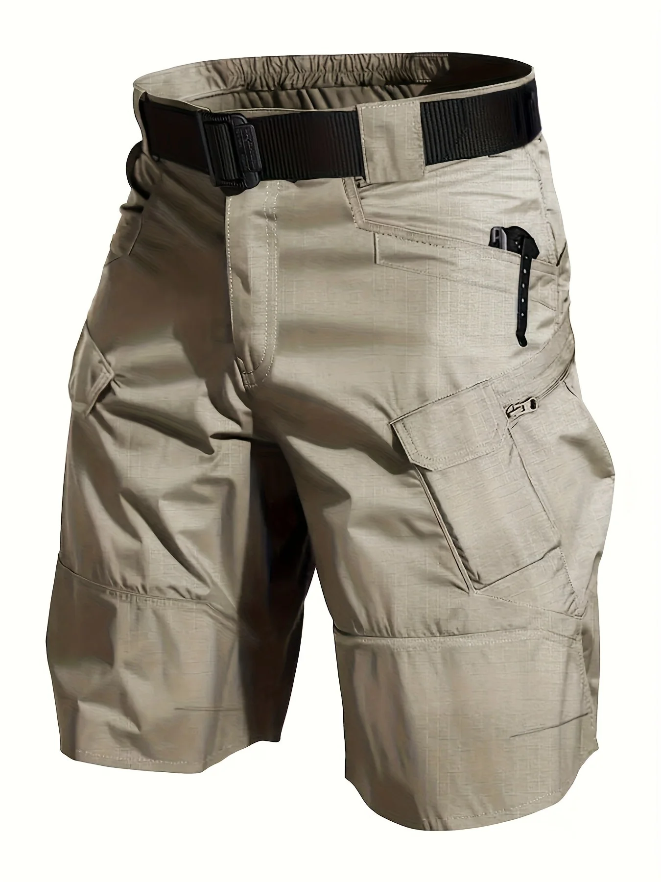 Short cargo tactique pour homme, style outdoor polyvalent, idéal randonnée et activités extérieures - Image 4