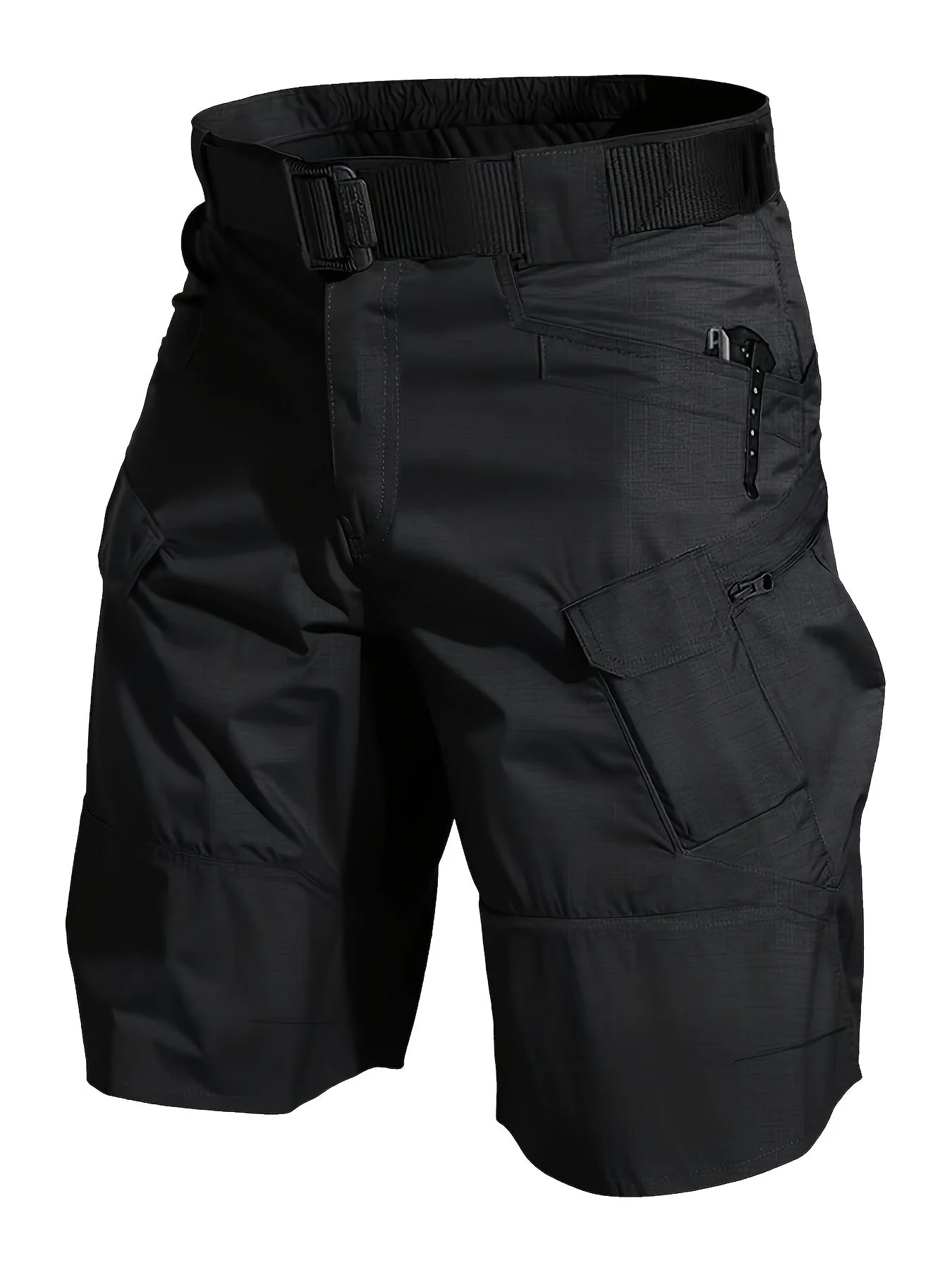 Short cargo tactique pour homme, style outdoor polyvalent, idéal randonnée et activités extérieures - Image 5