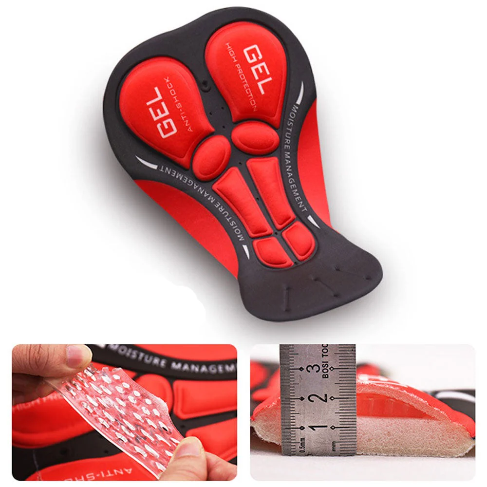 Short de cyclisme homme rembourré gel 5D respirant anti-choc pour longues distances - Image 4