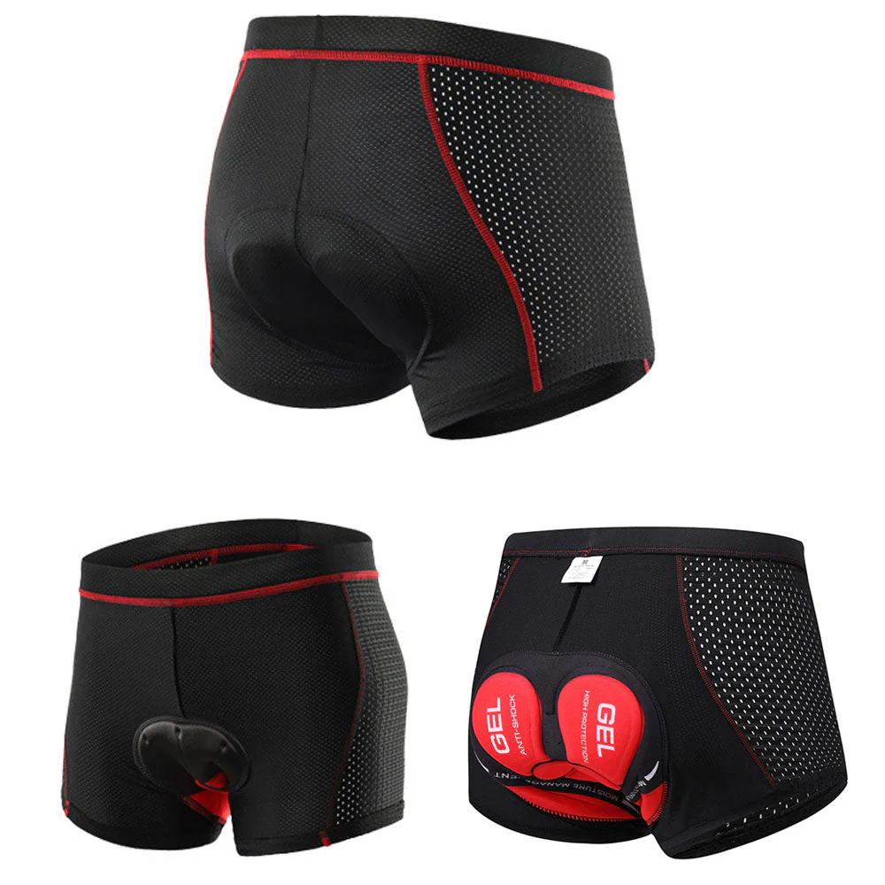 Short de cyclisme homme rembourré gel 5D respirant anti-choc pour longues distances - Image 5