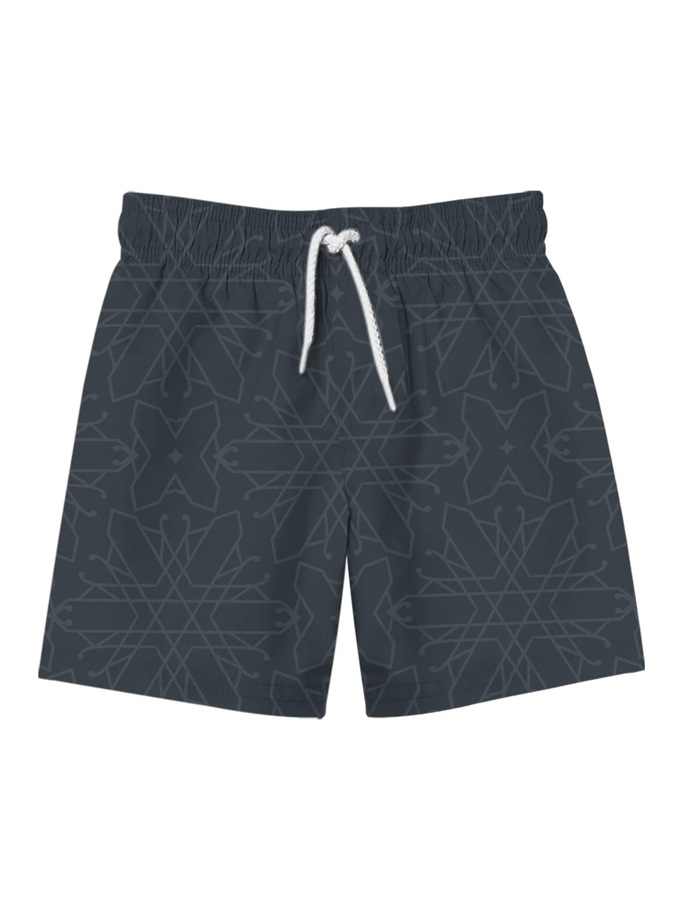 Short de Bain Homme Style Décontracté à Motif Graphique pour Plage et Piscine - Image 3