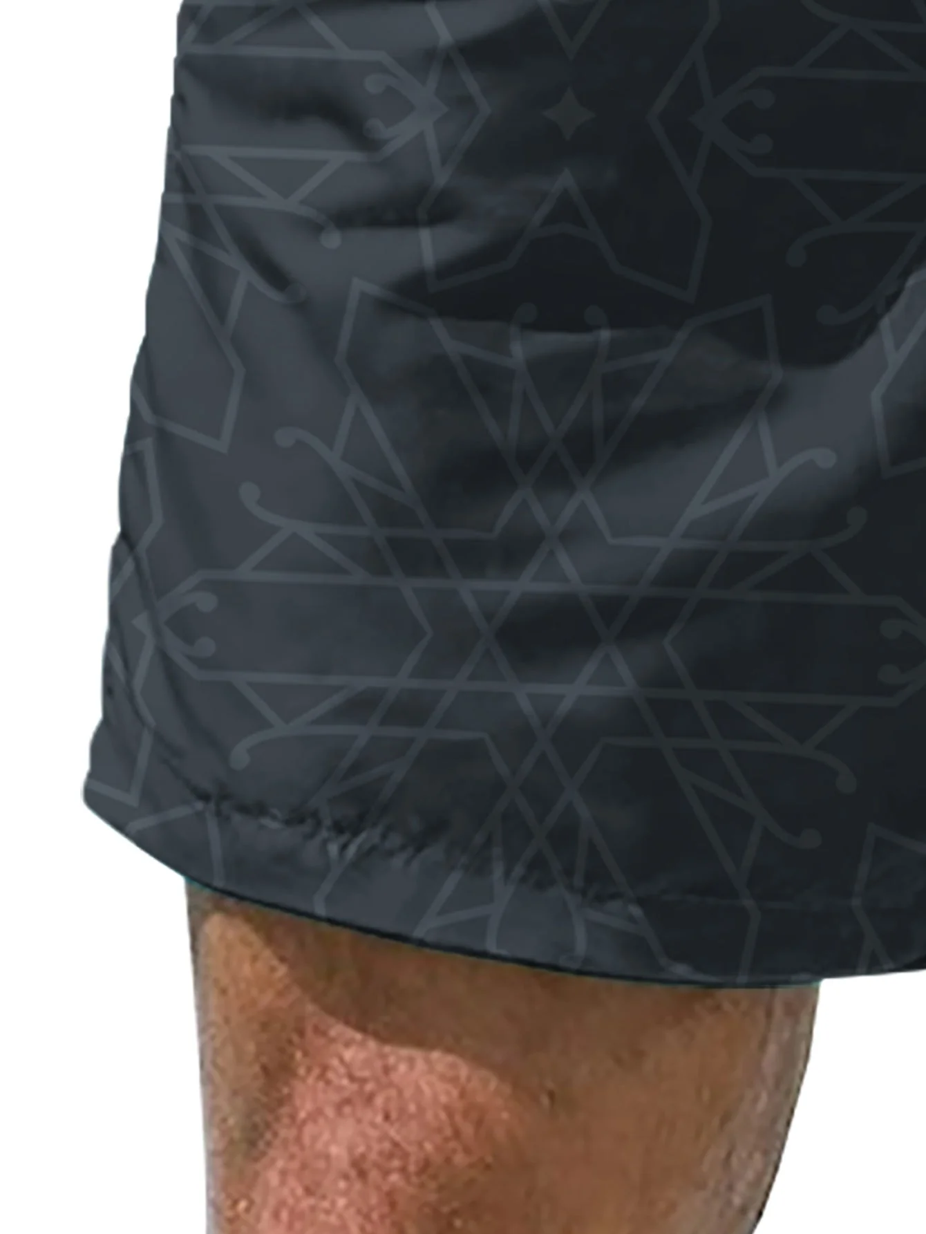 Short de Bain Homme Style Décontracté à Motif Graphique pour Plage et Piscine - Image 4