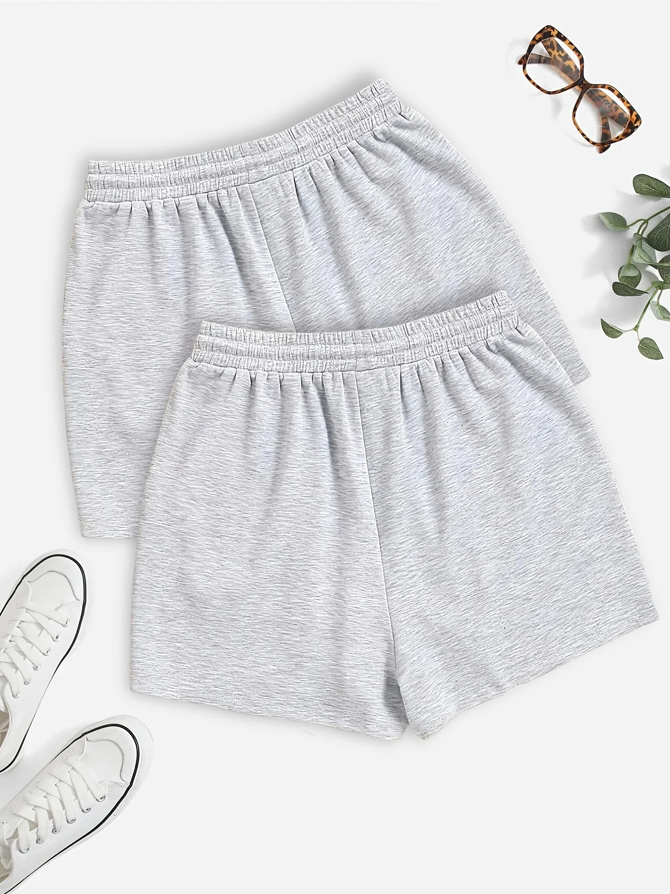 Short de sport décontracté pour femme avec taille élastique et cordon, idéal pour l'été et les loisirs - Image 5