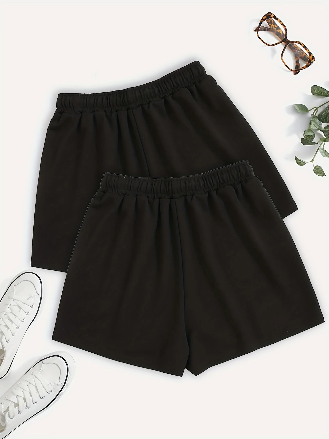 Short de sport décontracté pour femme avec taille élastique et cordon, idéal pour l'été et les loisirs - Image 6