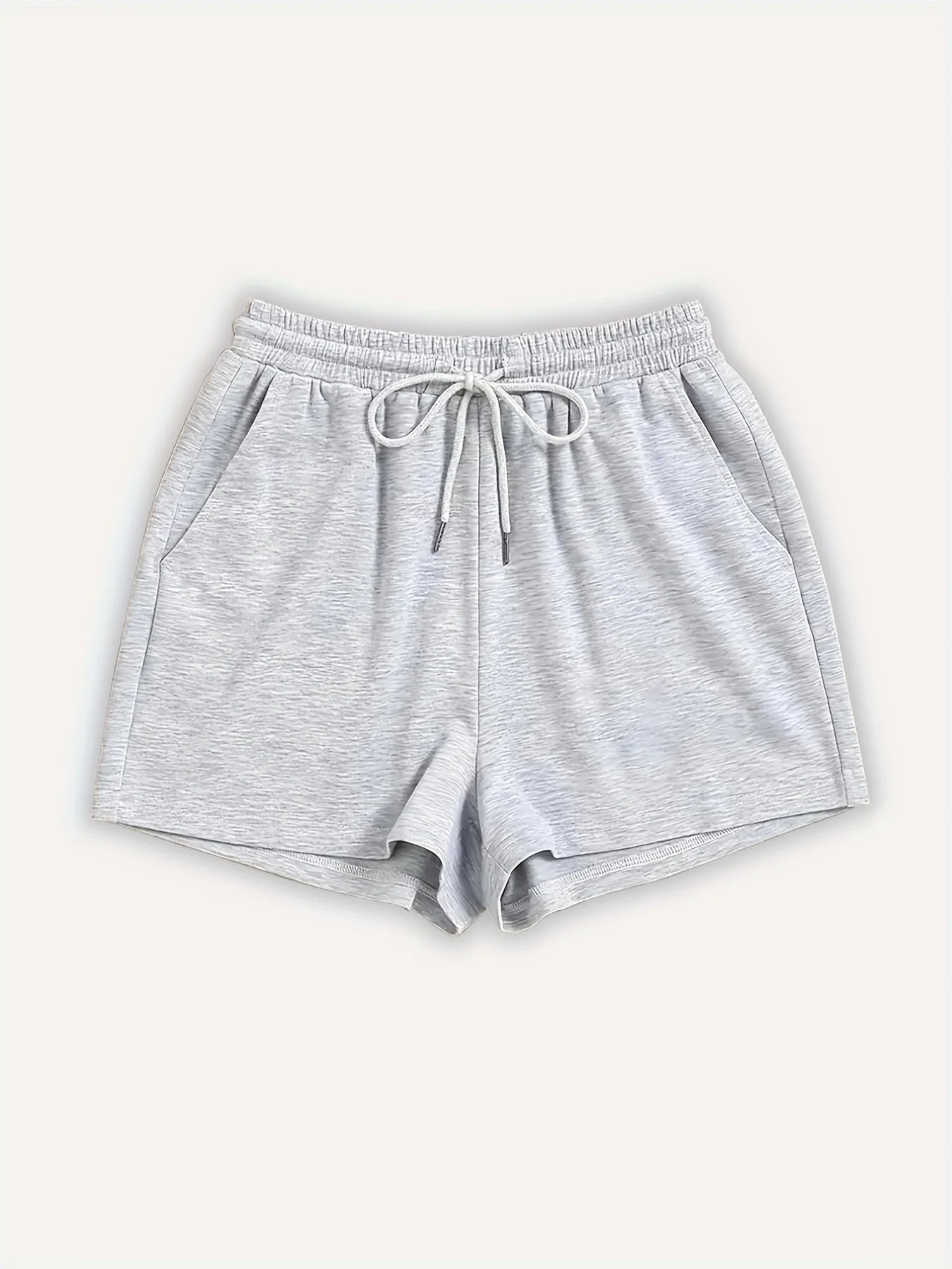 Short de sport décontracté pour femme avec taille élastique et cordon, idéal pour l'été et les loisirs - Image 8