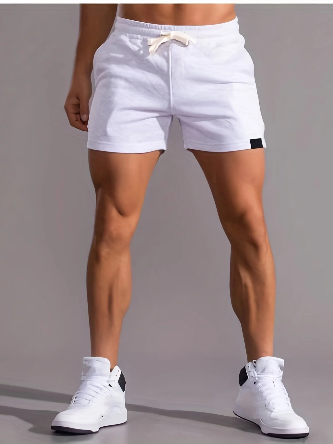 Short de sport pour homme ajusté style urbain fitness - Image 5