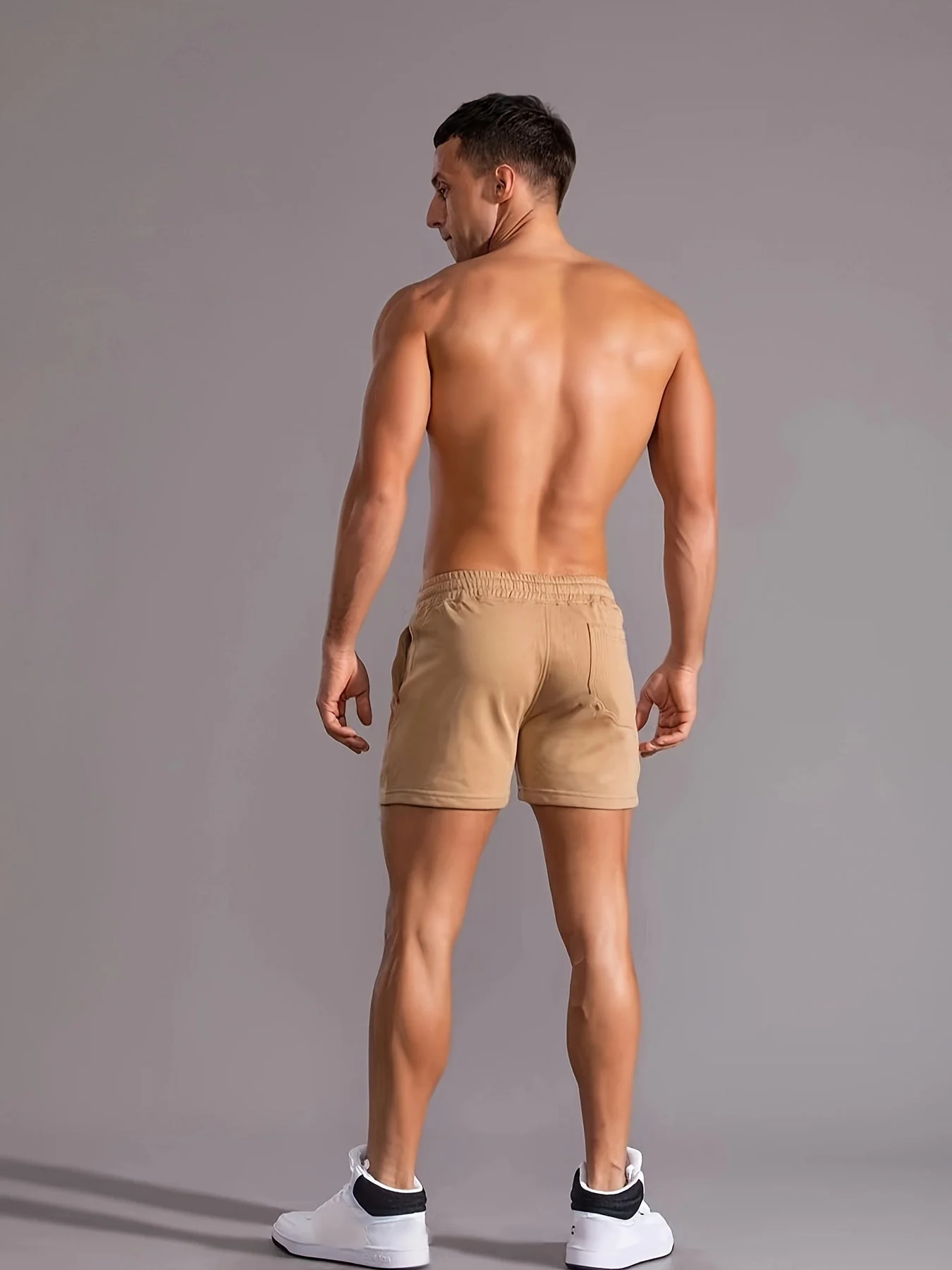 Short de sport pour homme ajusté style urbain fitness - Image 7