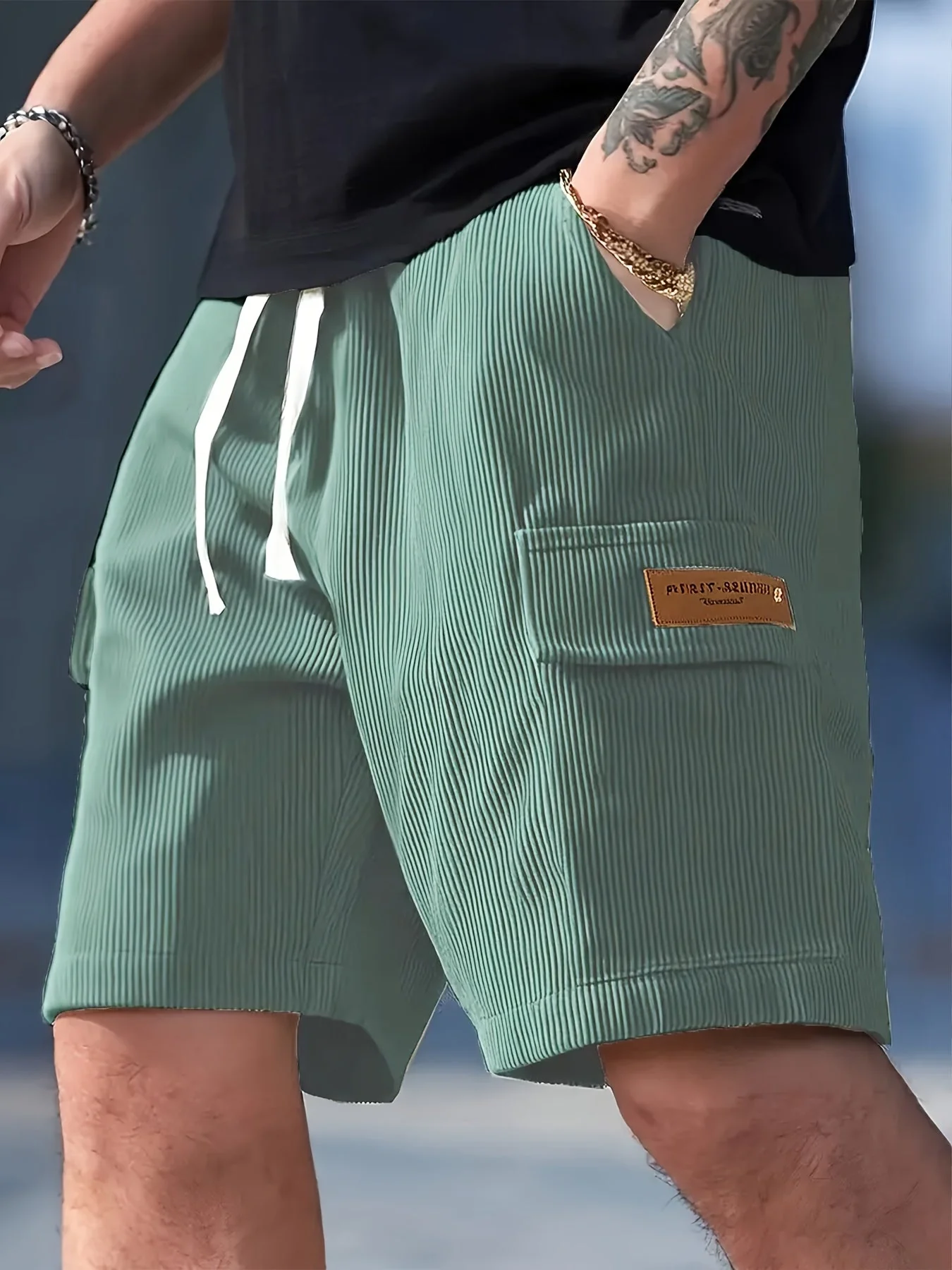 Short décontracté homme style urbain pour usage quotidien et loisirs - Image 6
