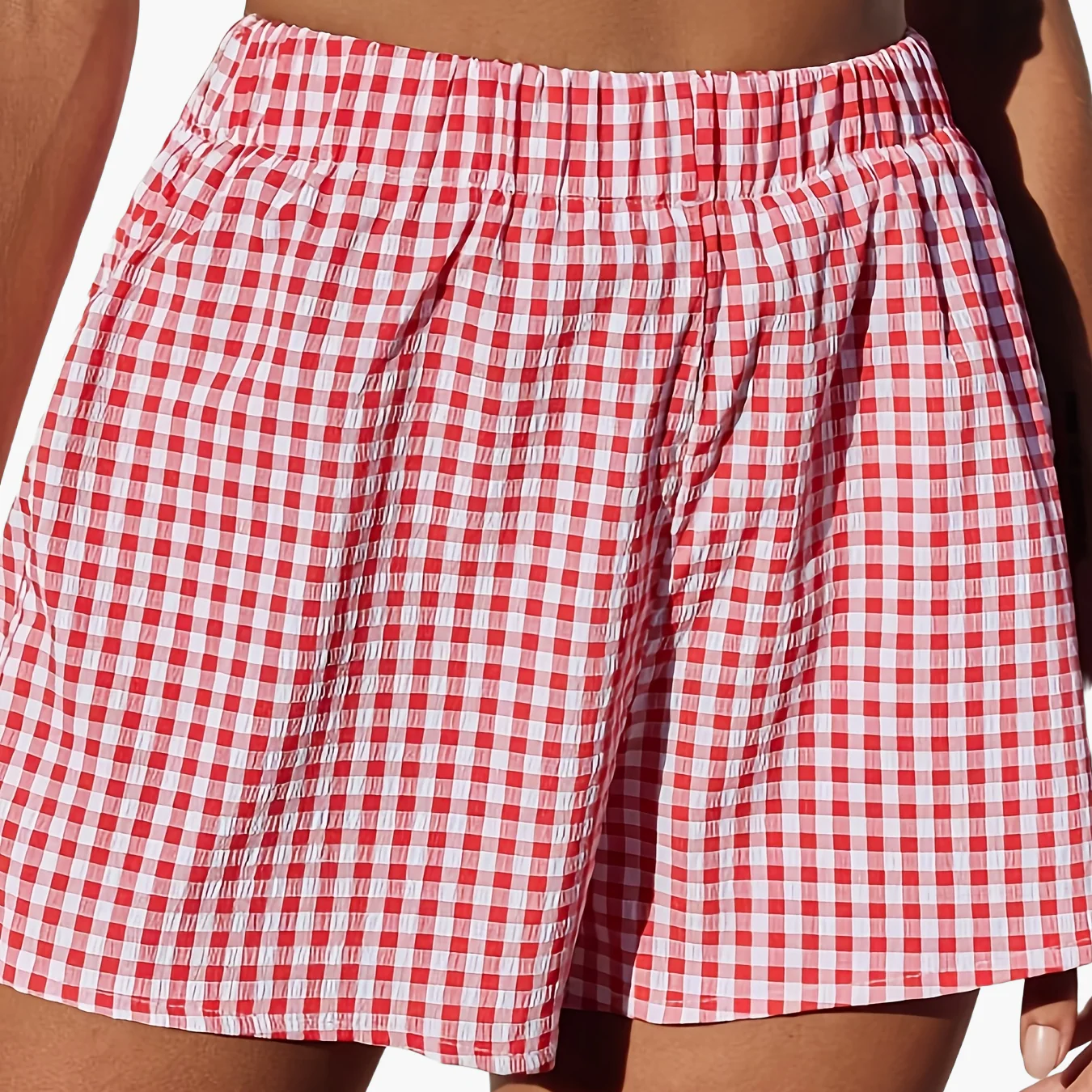 Short élégant à rayures pour femme, style décontracté idéal pour l'été - Image 14