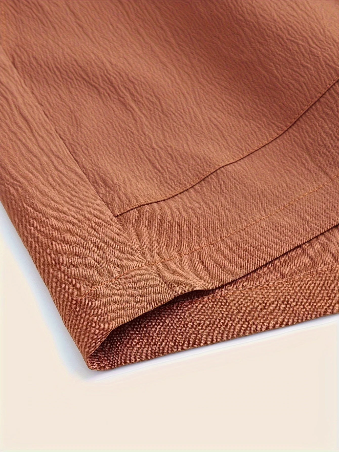 Short d'été taille haute avec ceinture nouée pour femme, style décontracté plage vacances - Image 6