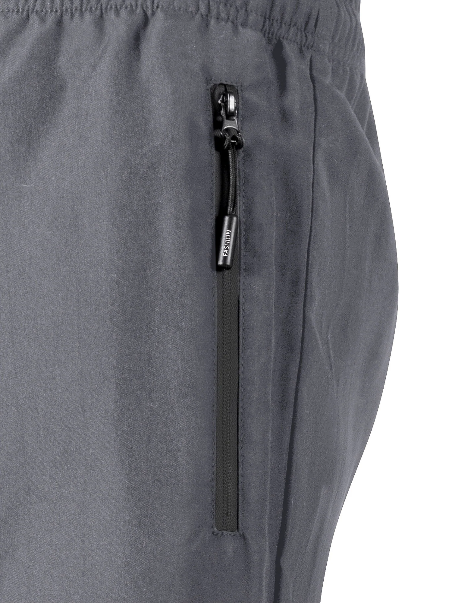 Short de sport homme multi-poches à fermeture éclair, style décontracté pour activités sportives et plein air - Image 6