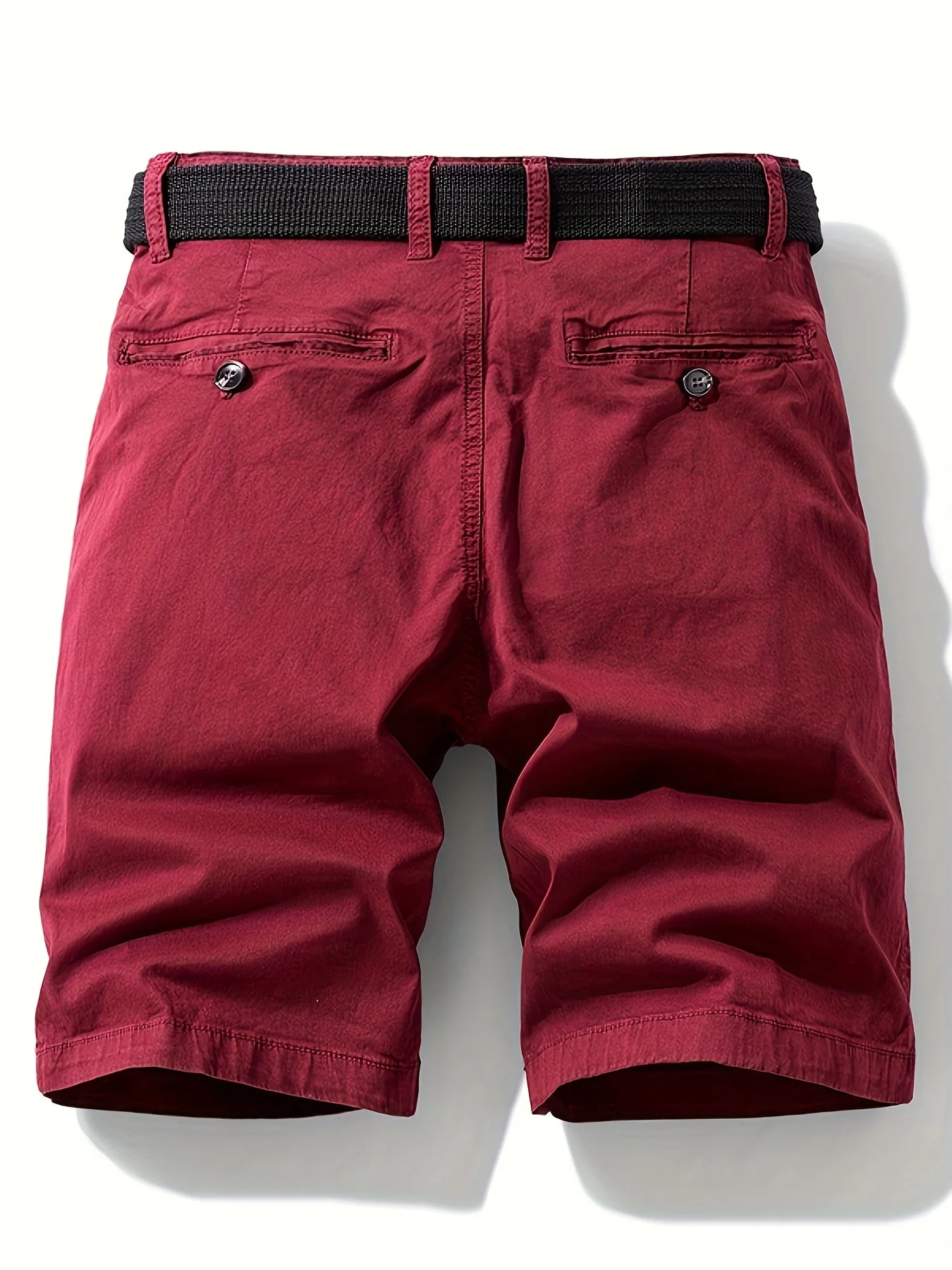 Shorts casuals pour homme avec ceinture – style décontracté été - Image 10