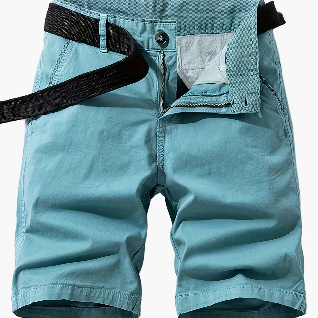 Shorts casuals pour homme avec ceinture – style décontracté été - Image 12