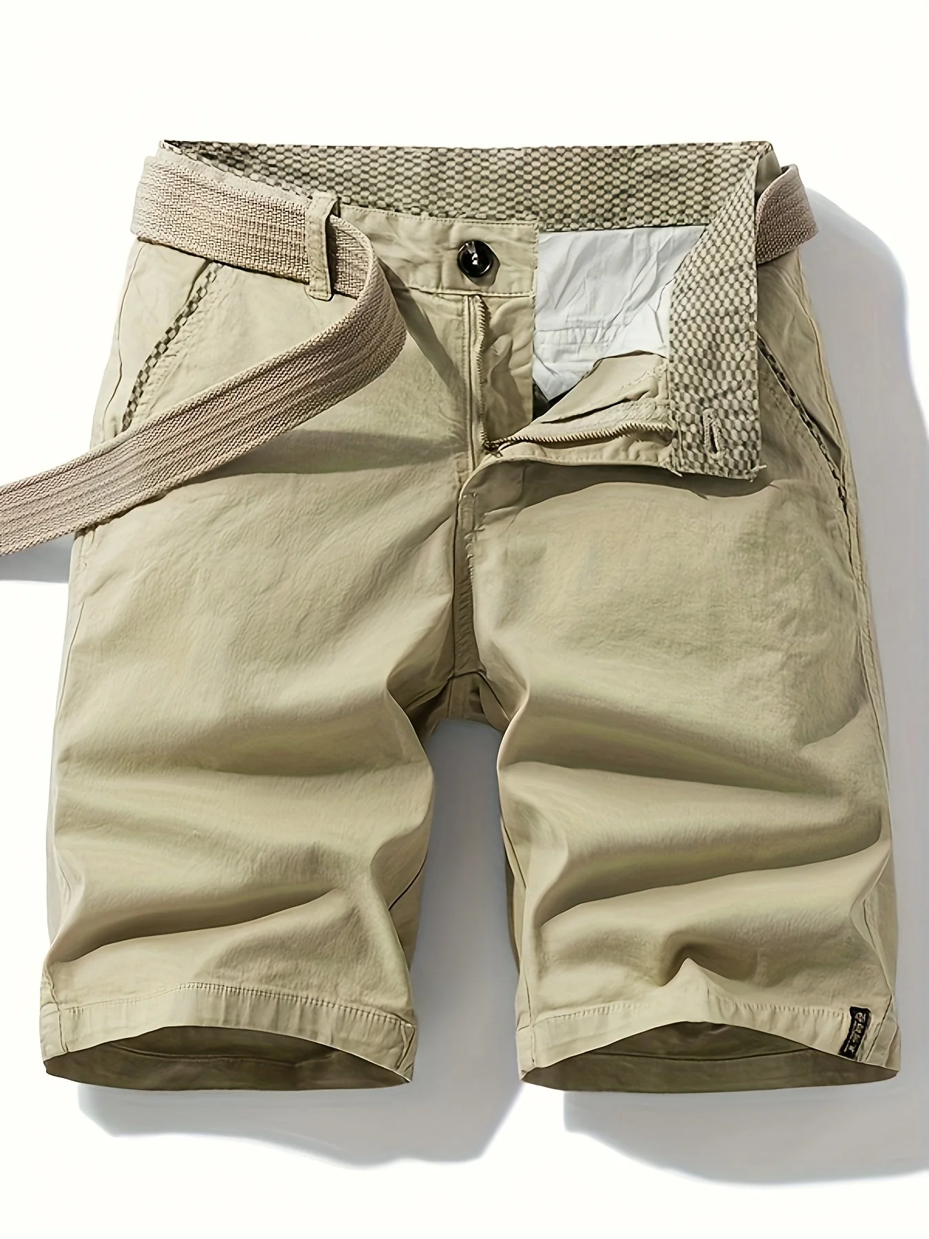 Shorts casuals pour homme avec ceinture – style décontracté été - Image 4