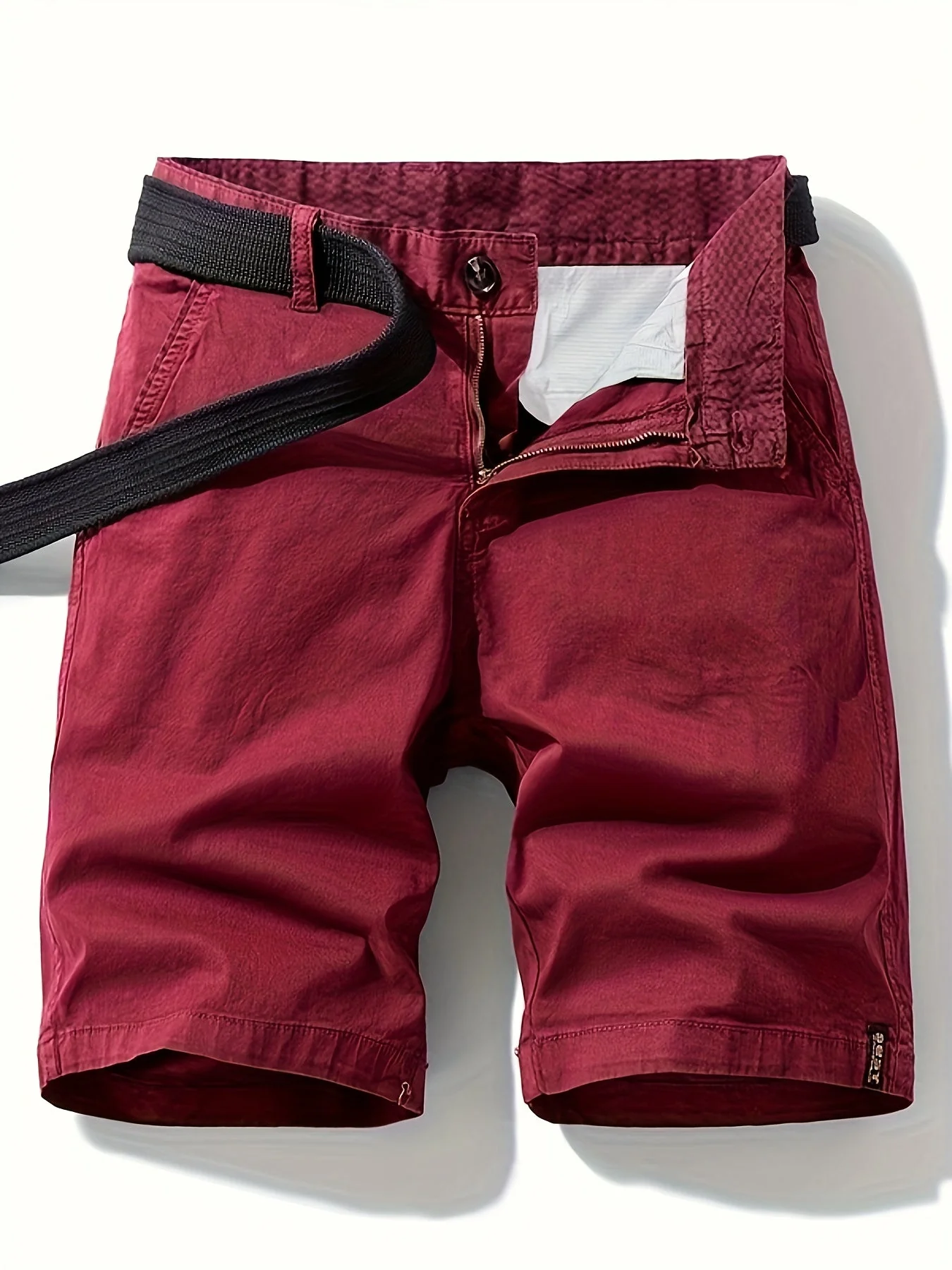 Shorts casuals pour homme avec ceinture – style décontracté été - Image 5