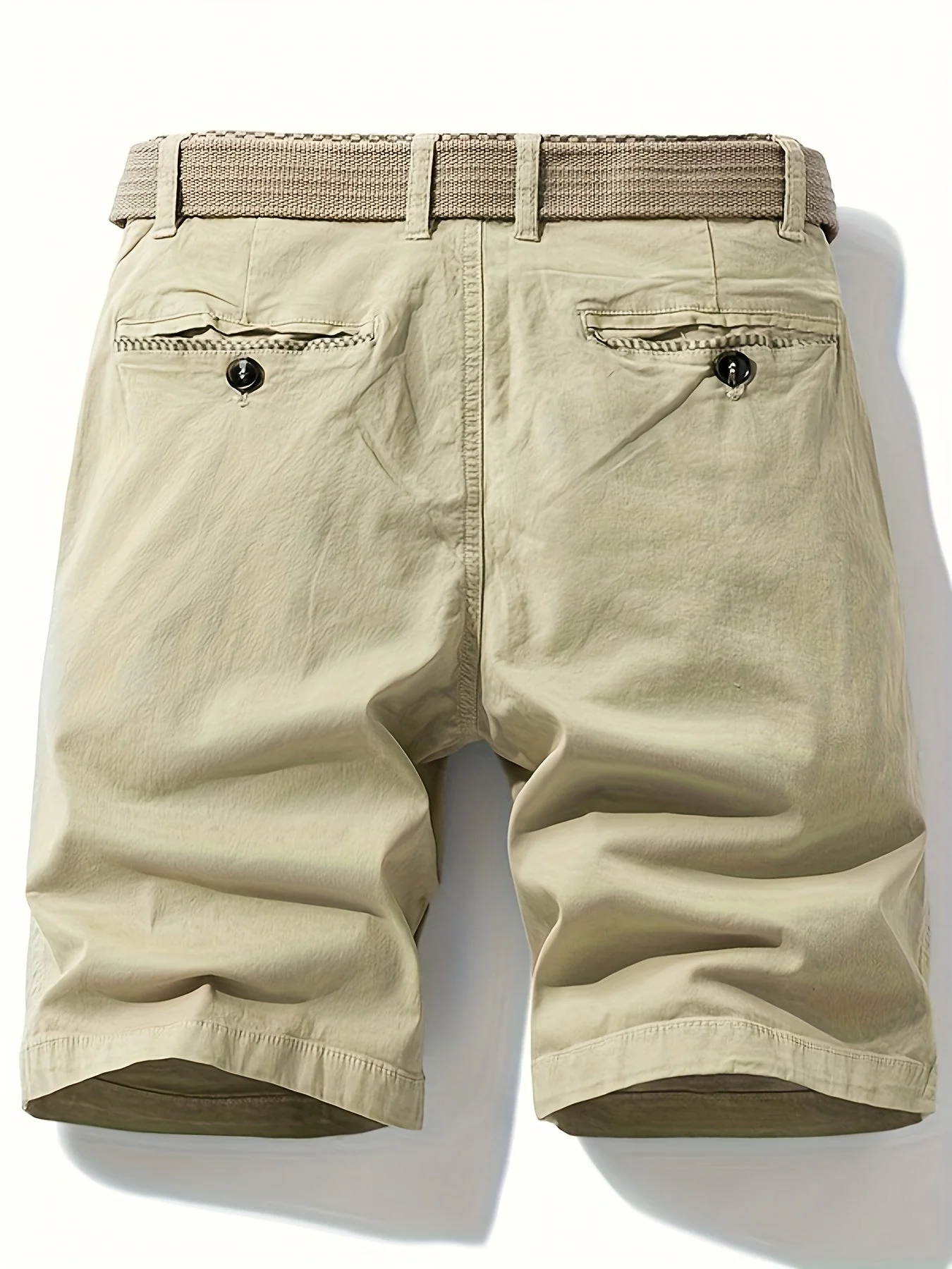 Shorts casuals pour homme avec ceinture – style décontracté été - Image 9