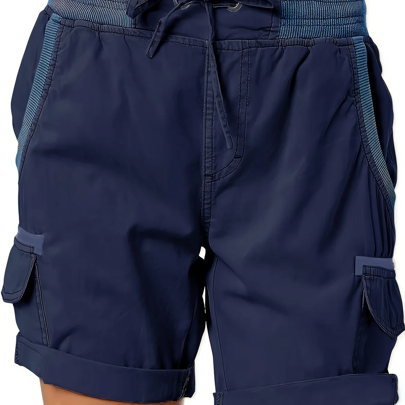 Shorts décontractés pour femme style cargo avec poches et cordon – Idéal pour l'été et les loisirs - Image 18