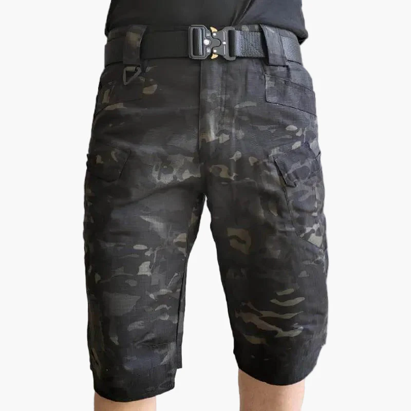 Shorts Tactiques Imperméables Homme Style Militaire Multi-Poches pour Randonnée et Activités Extérieures - Image 6