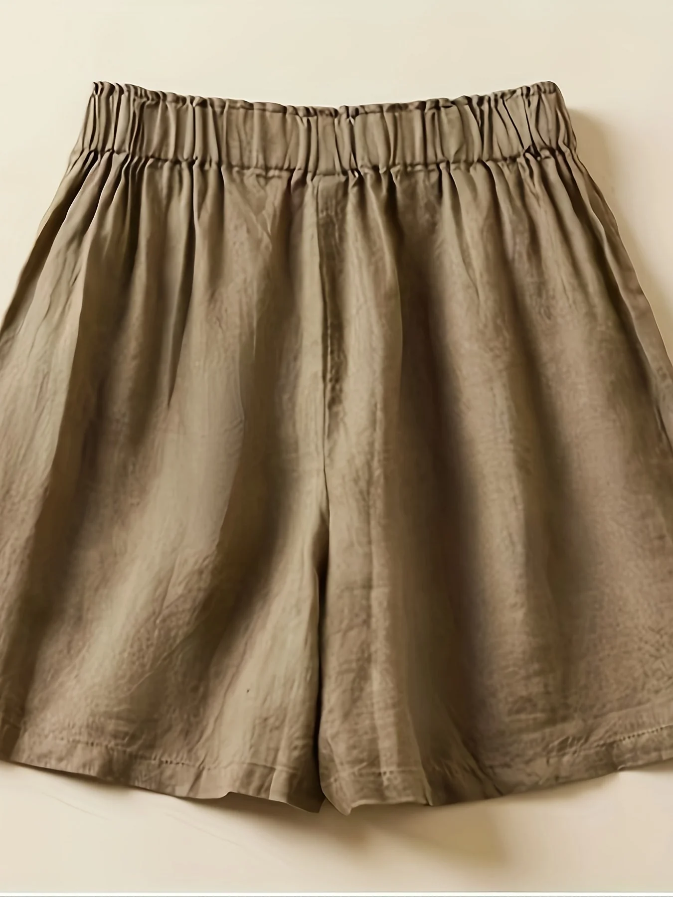 Shorts taille haute femme coupe ample style décontracté été - Image 8