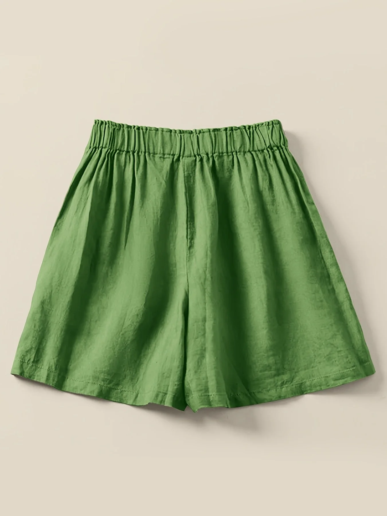 Shorts taille haute femme coupe ample style décontracté été - Image 9
