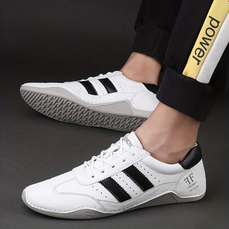 Sneakers décontractées homme style urbain à lacets pour loisirs et ville - Image 3