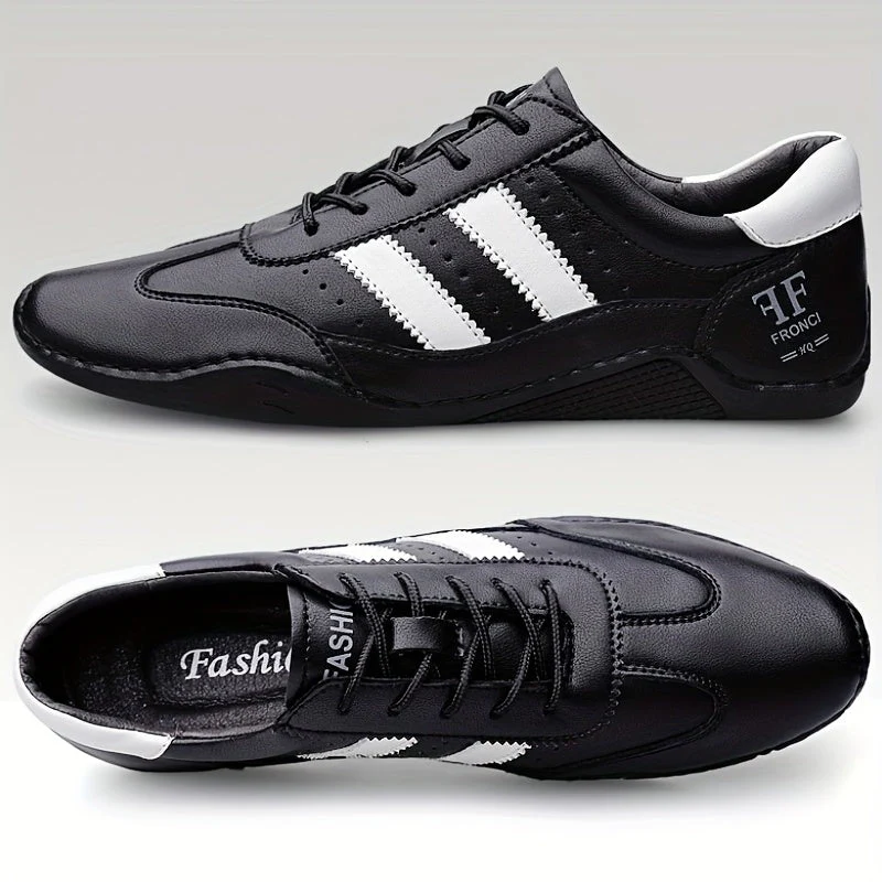 Sneakers décontractées homme style urbain à lacets pour loisirs et ville - Image 5