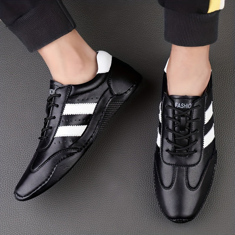 Sneakers décontractées homme style urbain à lacets pour loisirs et ville - Image 9