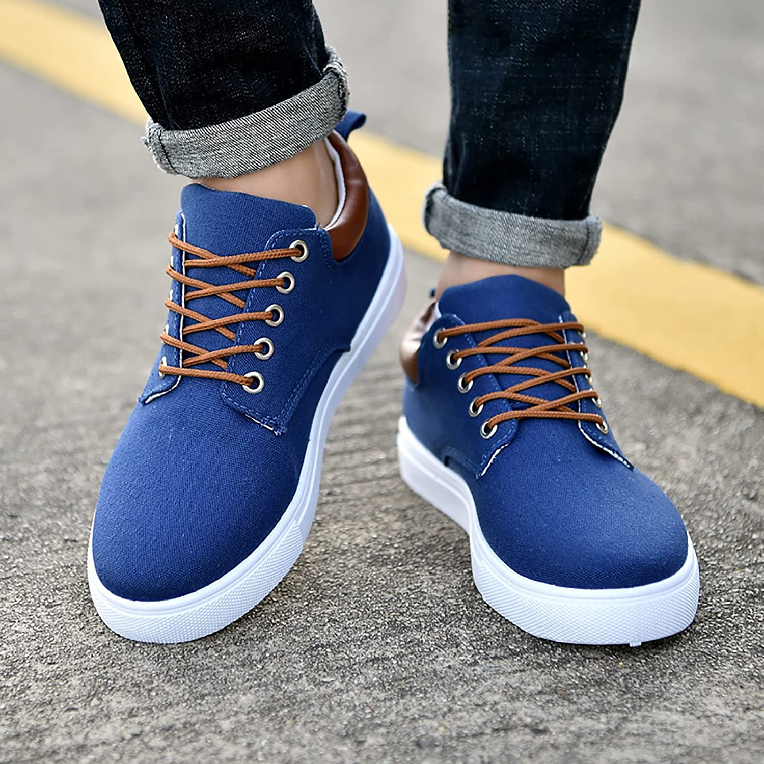 Sneakers décontractées homme style urbain polyvalent pour toutes occasions - Image 18