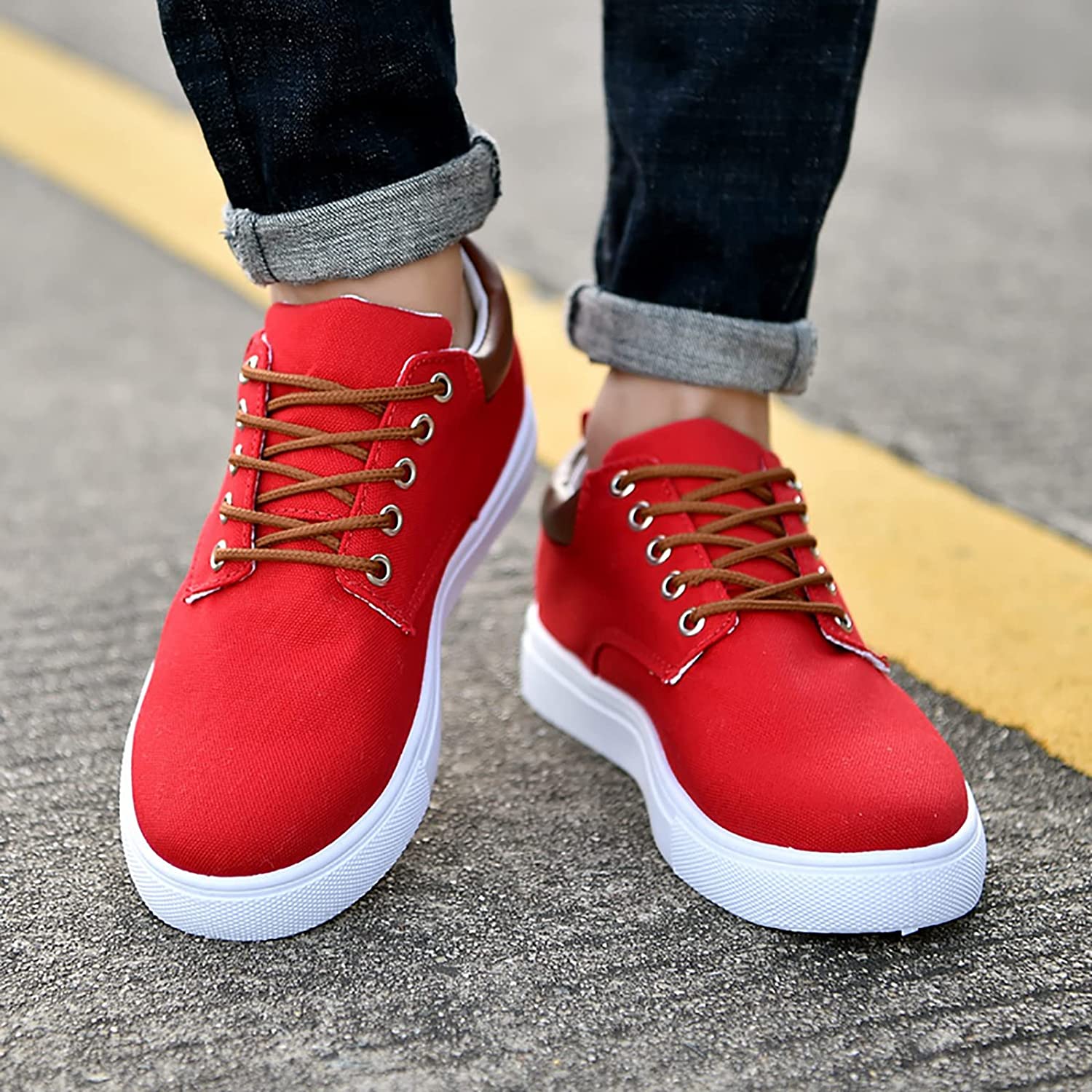 Sneakers décontractées homme style urbain polyvalent pour toutes occasions - Image 2