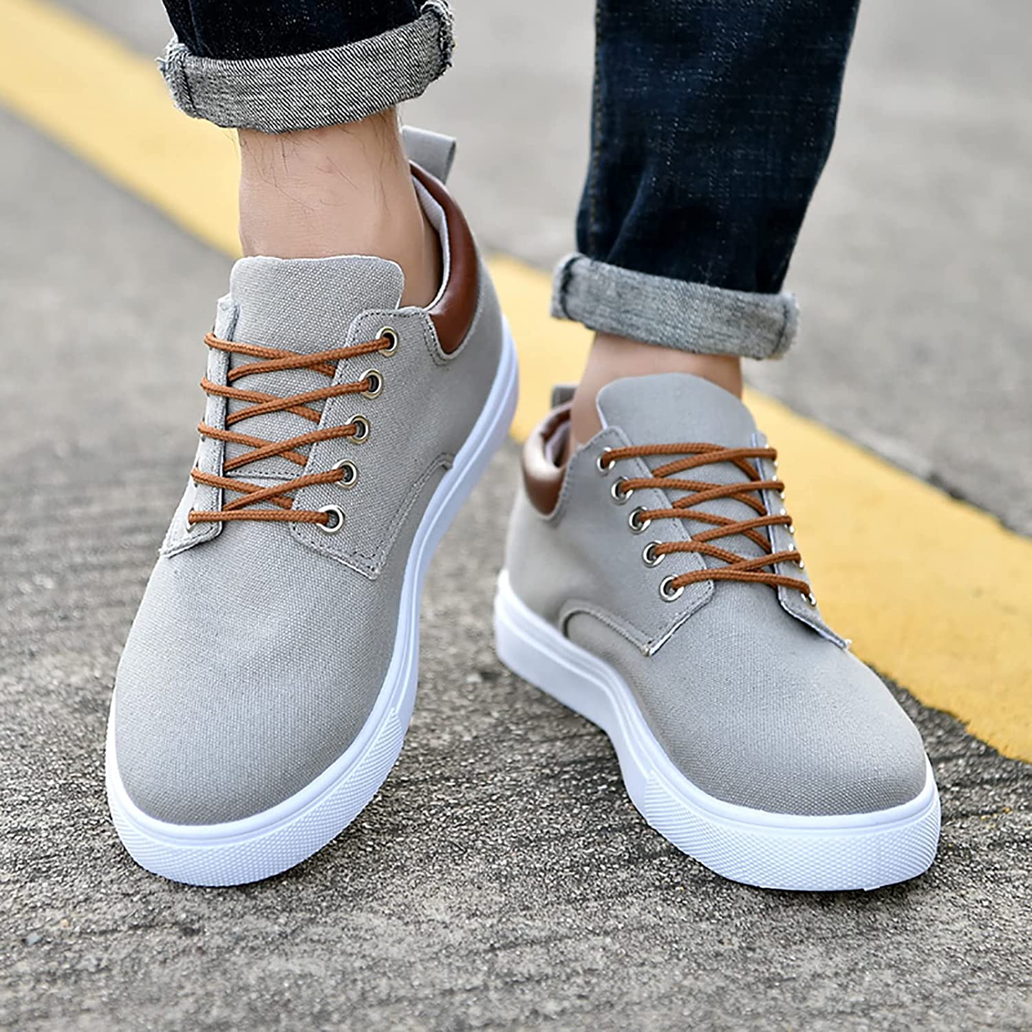 Sneakers décontractées homme style urbain polyvalent pour toutes occasions - Image 9
