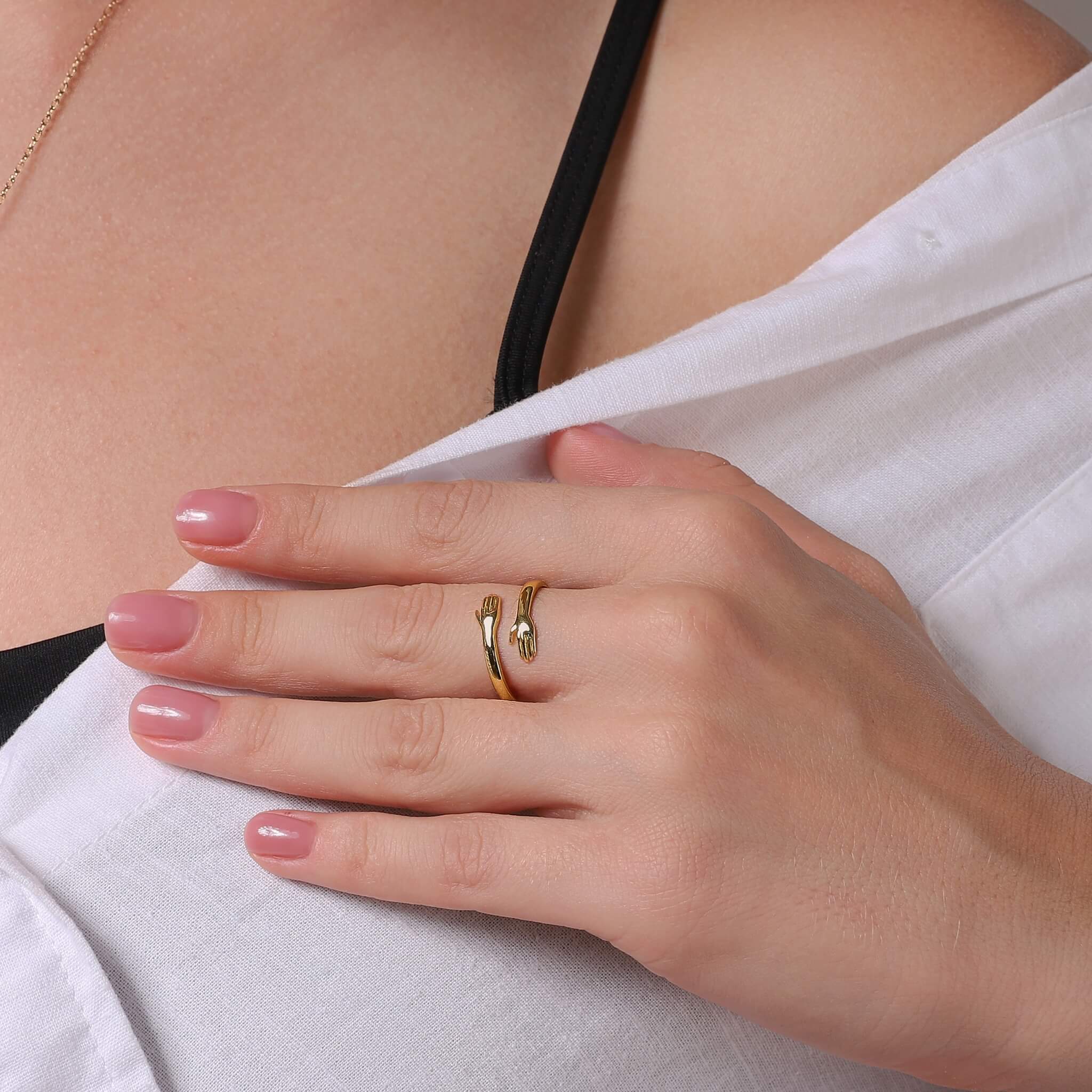 Stephanie – Bague Ajustable Embrassade pour Femmes - Image 3