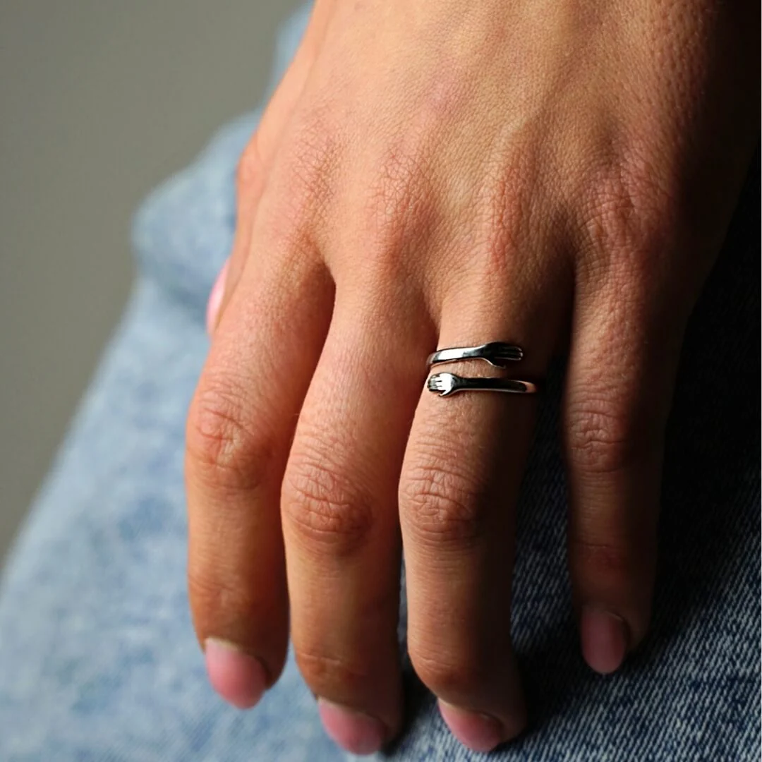 Stephanie – Bague Ajustable Embrassade pour Femmes - Image 5